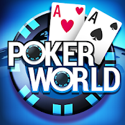 Poker World, Offline TX Holdem(Mod, Unlimited money) icon
