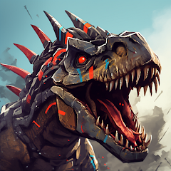Mech War: Jurassic Dinosaur(Mod, Remove ads) icon