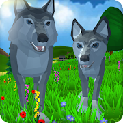 Wolf Simulator: Wild Animals 3(Mod, Unlimited money) icon