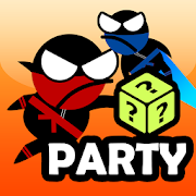 Jumping Ninja Party 2 Player(Mod, Unlimited money) icon