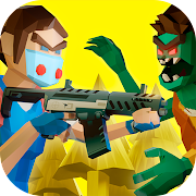 Two Guys & Zombies 3D: Online(Mod, God Mode) icon