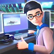 Gaming Cafe Life(Mod, Free purchase) icon